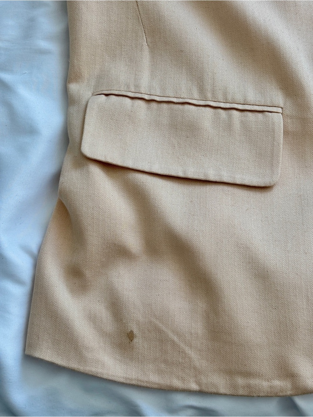Ulla Johnson Women's Lined Linen Blend Blazer - Deep Cream in Size 4 - Picture 11 of 16